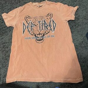 Comfort Colors Tan Leopard Graphic Tee
